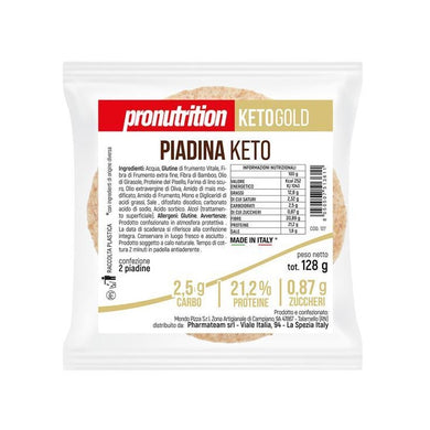 Piadina Keto 128g (2x64g) Pronutrition